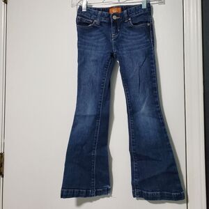 Old Navy Blue Flare Wide Leg Jeans Girls Size 7